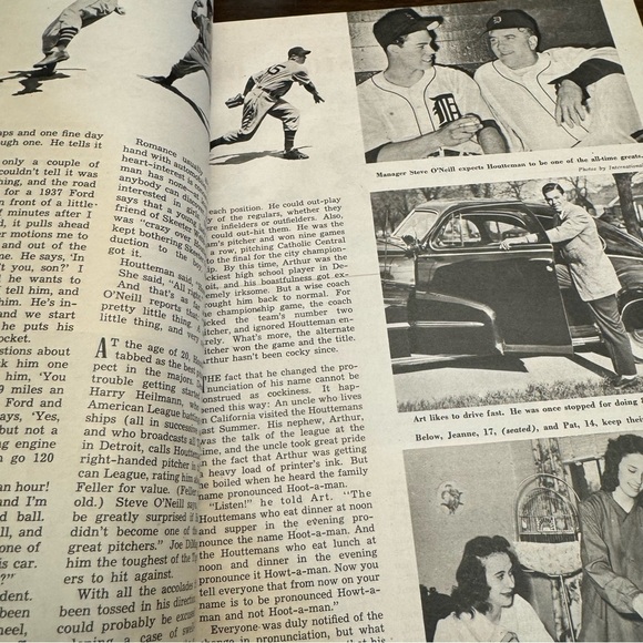 Sport Magazine July 1948 Ewell Blackwell Olsen Lou Boudreau MLB Schedule - Picture 9 of 11